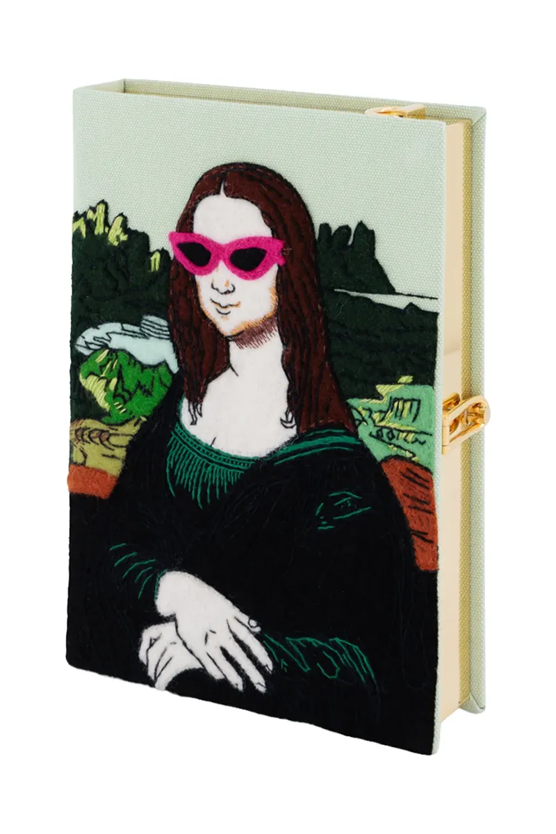 Olympia Le-Tan Mona Lisa Crossbody Book Clutch Bag | Thumbnail 4 Olympia Le-Tan Mona Lisa Crossbody Book Clutch Bag | Thumbnail 4