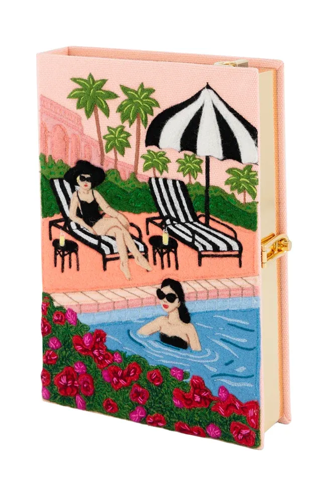 Olympia Le-Tan The Pool Crossbody Book Clutch Bag | Thumbnail 4 Olympia Le-Tan The Pool Crossbody Book Clutch Bag | Thumbnail 4
