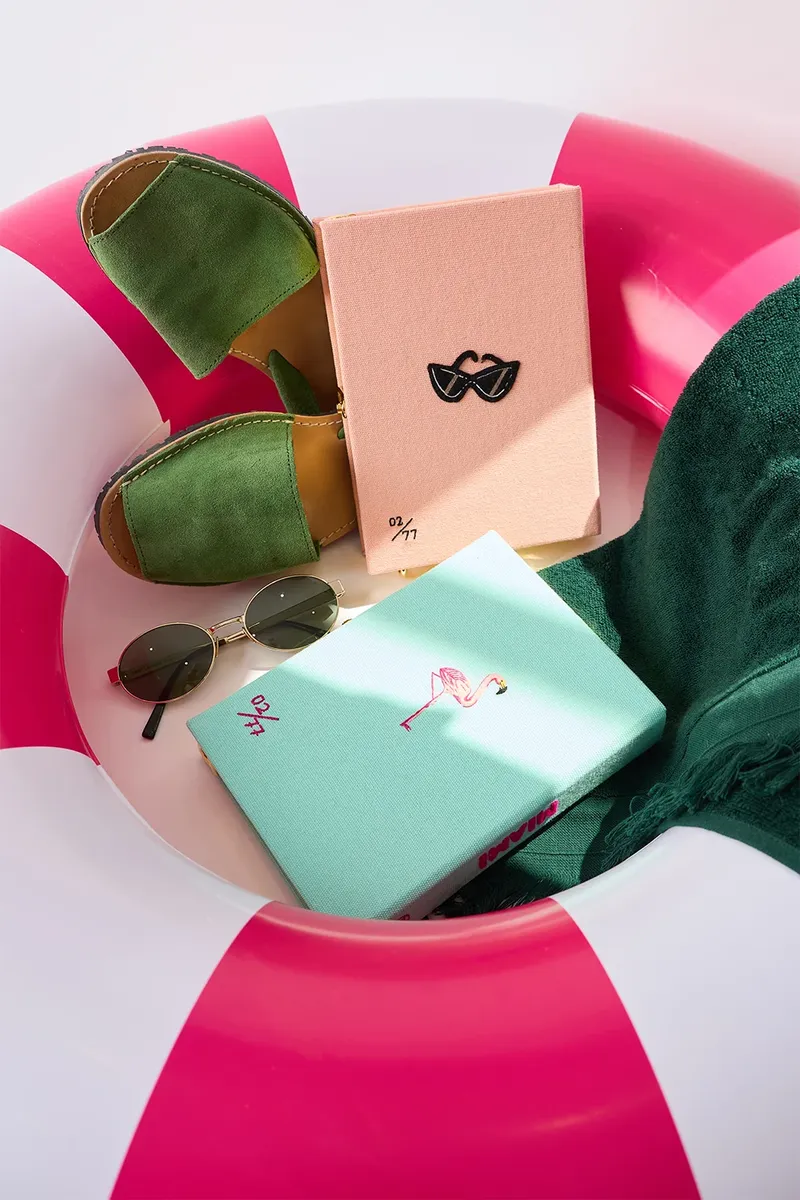 Olympia Le-Tan The Pool Crossbody Book Clutch Bag | Thumbnail 6 Olympia Le-Tan The Pool Crossbody Book Clutch Bag | Thumbnail 6