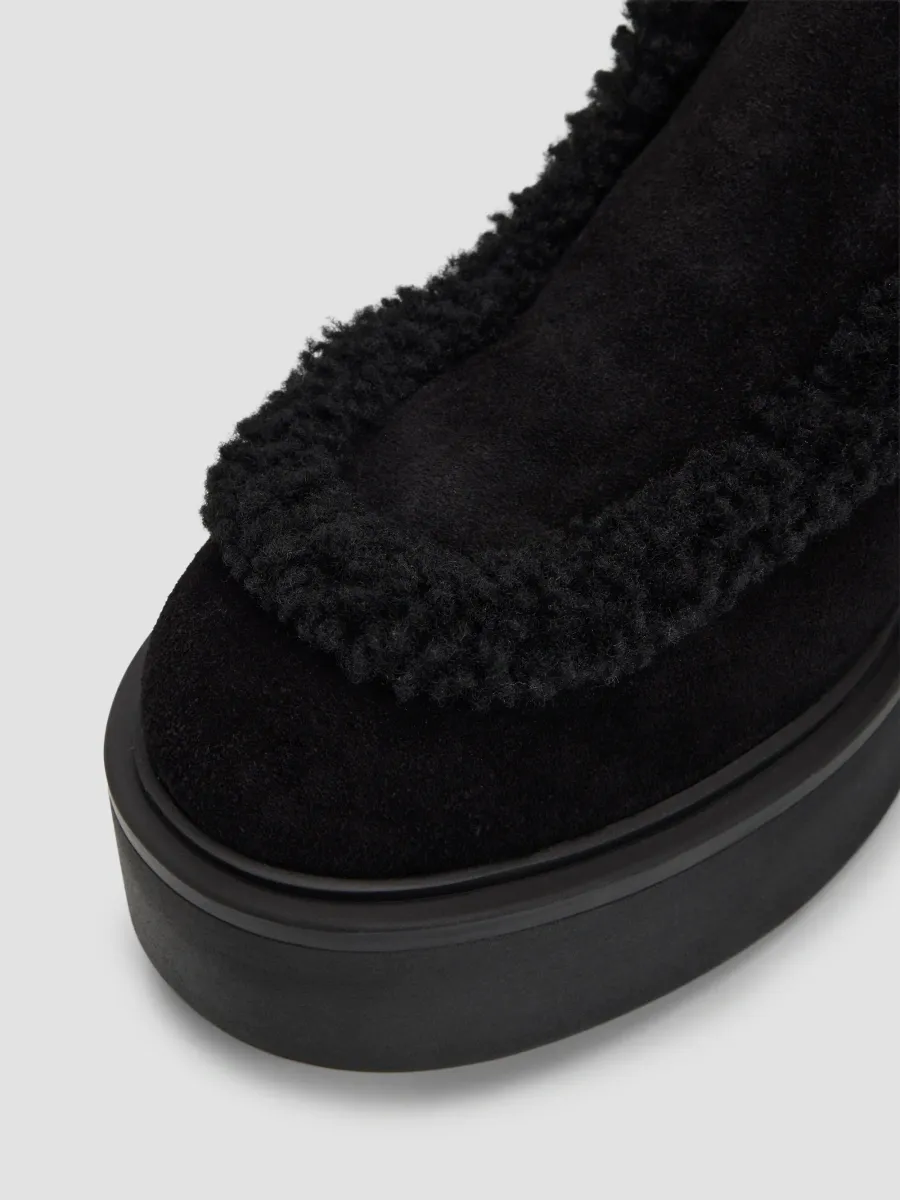 Gianvito Rossi Women's 20MM Suede & Shearling Ankle Boots | Thumbnail 5 Gianvito Rossi Women's 20MM Suede & Shearling Ankle Boots | Thumbnail 5