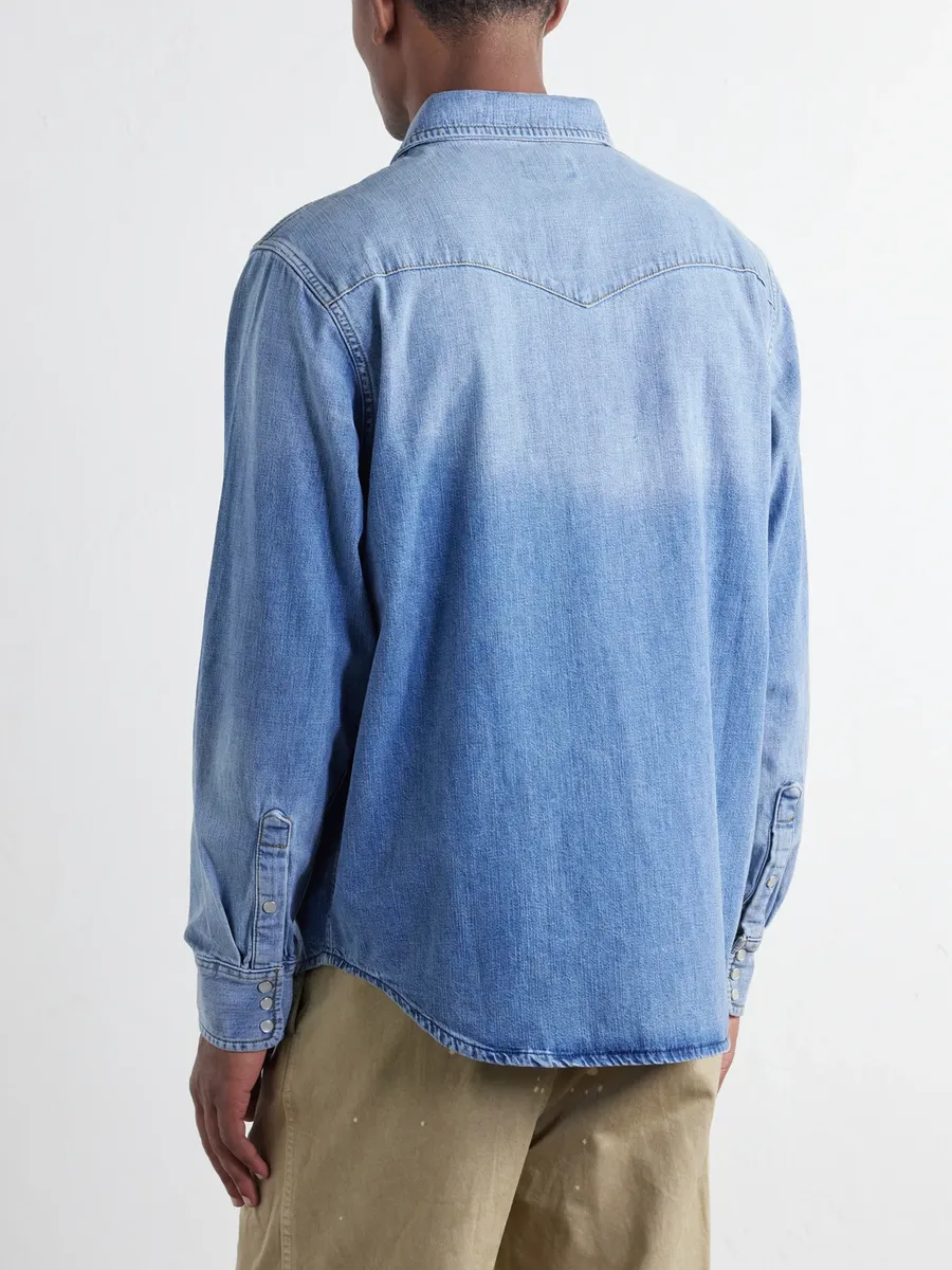 Aimé Leon Dore Denim Shirt - Men | Thumbnail 4 Aimé Leon Dore Denim Shirt - Men | Thumbnail 4