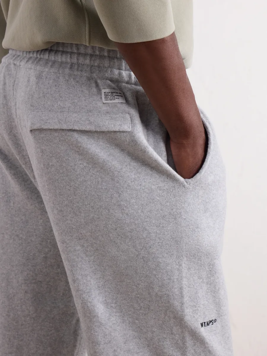 WTAPS Tapered Logo-Embroidered Cotton-Blend Jersey Sweatpants - Men | Thumbnail 5 WTAPS Tapered Logo-Embroidered Cotton-Blend Jersey Sweatpants - Men | Thumbnail 5