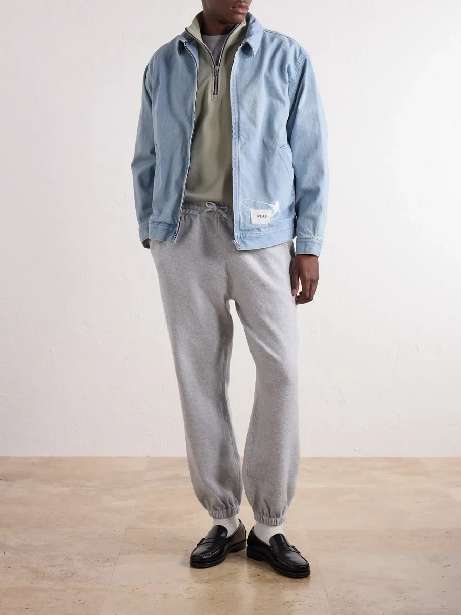 WTAPS Wrecker Logo-Appliquéd Paint-Splattered Denim Jacket - Men | Thumbnail 2 WTAPS Wrecker Logo-Appliquéd Paint-Splattered Denim Jacket - Men | Thumbnail 2