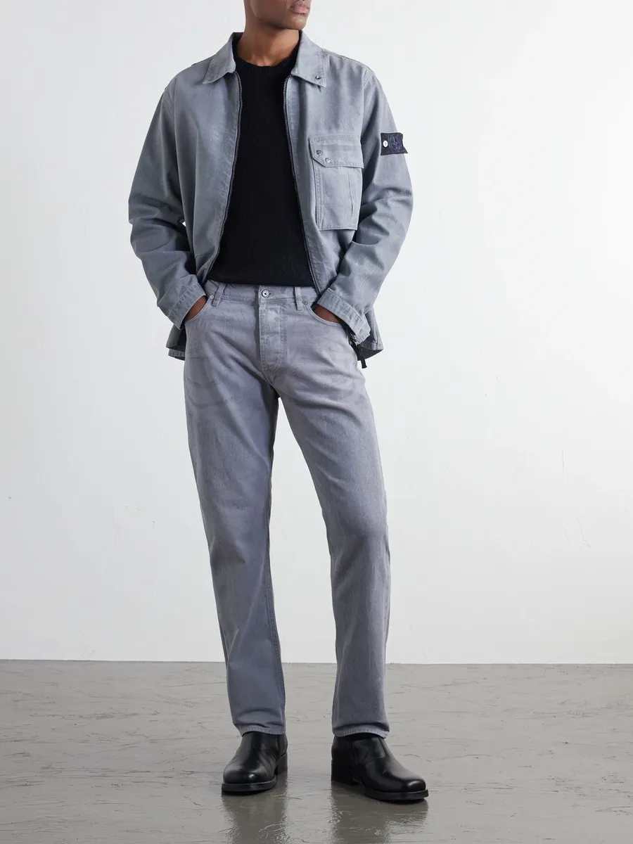 Stone Island DENIM Straight-Leg Corroded Bull Denim-TC Jeans - Men | Thumbnail 2 Stone Island DENIM Straight-Leg Corroded Bull Denim-TC Jeans - Men | Thumbnail 2