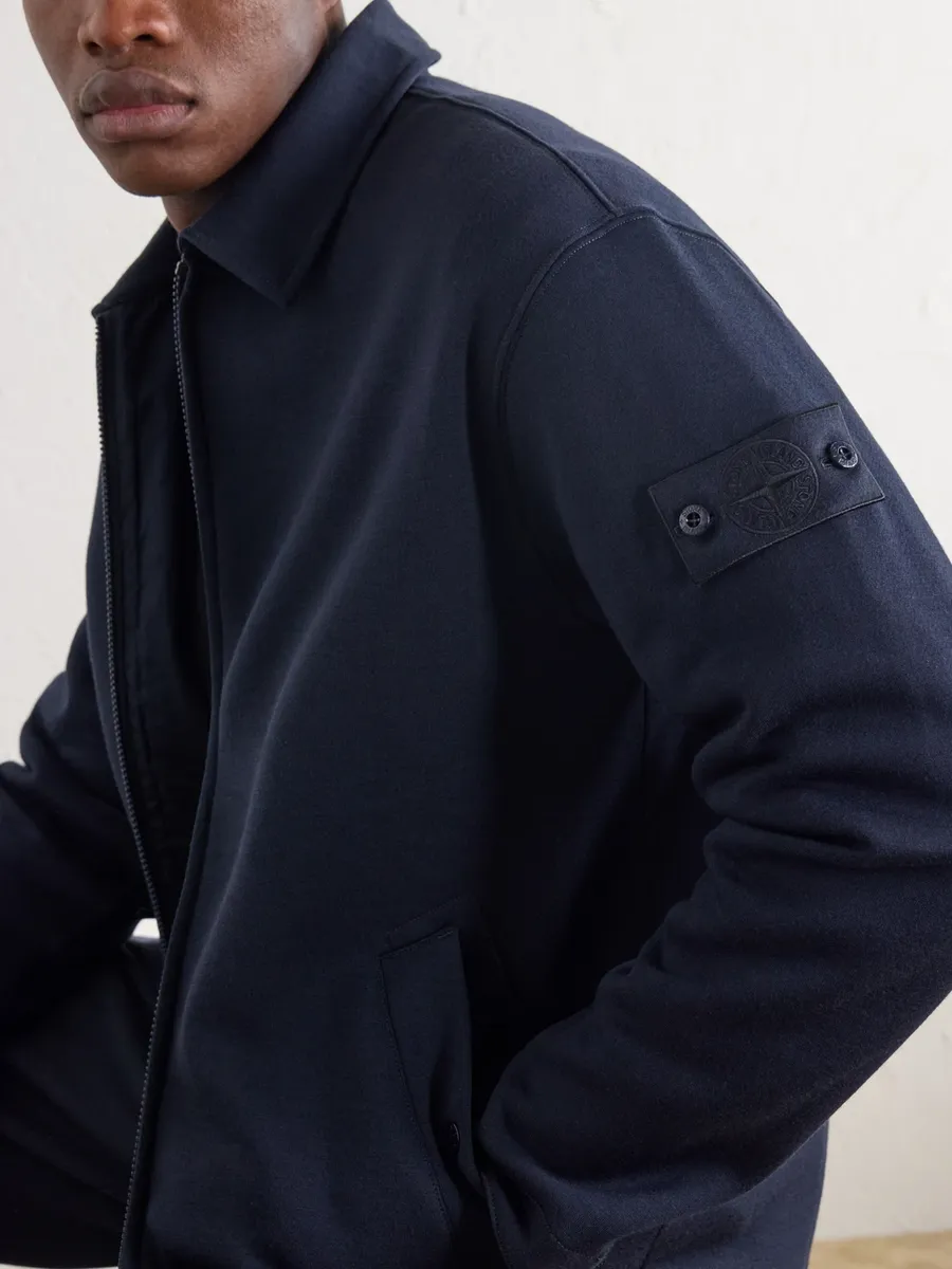 Stone Island GHOST Wool and Cotton-Blend Zip-Up Sweater - Men | Thumbnail 5 Stone Island GHOST Wool and Cotton-Blend Zip-Up Sweater - Men | Thumbnail 5