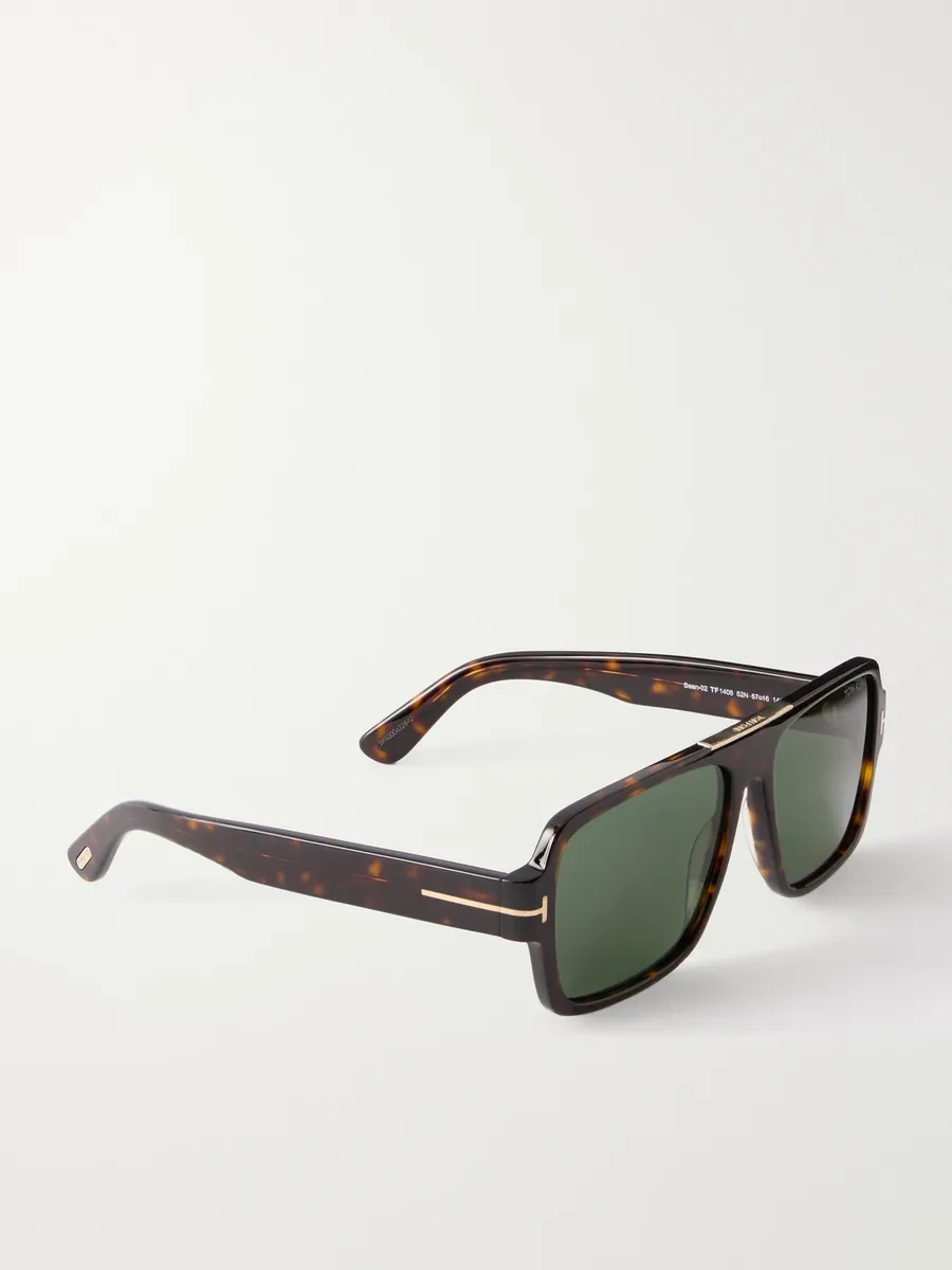 Tom Ford Sean-02 Rectangular-Frame Tortoiseshell Acetate Sunglasses - Men | Thumbnail 4 Tom Ford Sean-02 Rectangular-Frame Tortoiseshell Acetate Sunglasses - Men | Thumbnail 4