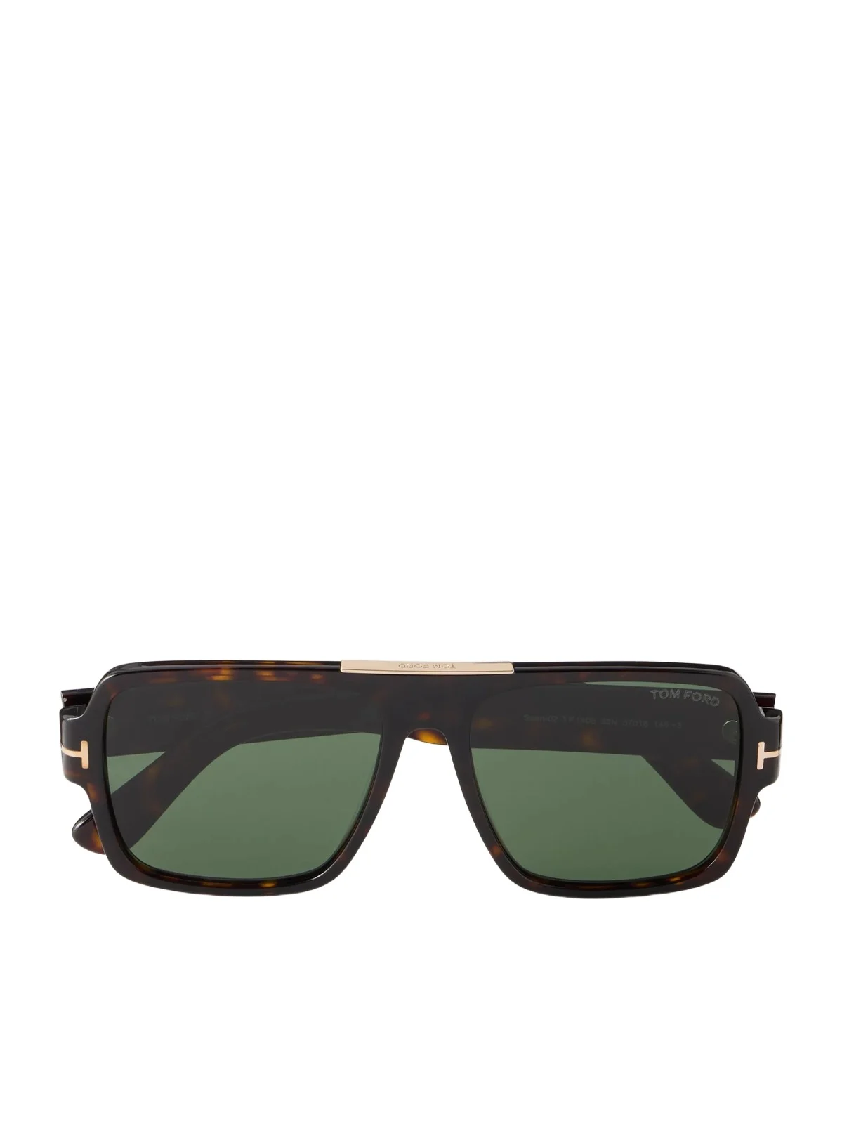 Tom Ford Sean-02 Rectangular-Frame Tortoiseshell Acetate Sunglasses - Men