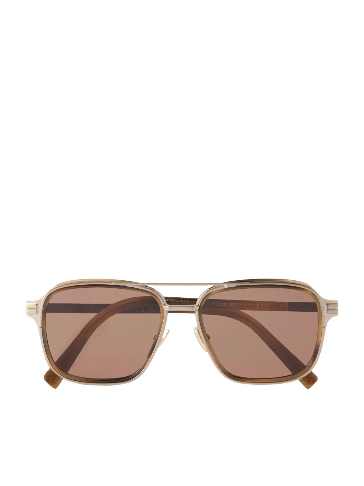 Zegna Aviator-Style Acetate and Titanium Sunglasses - Men