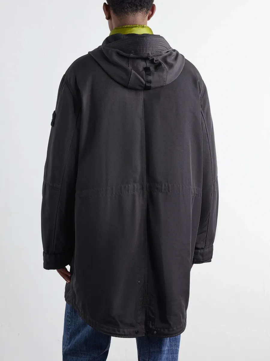 Stone Island Hooded Layered Garment-Dyed Shell-TC Parka - Men | Thumbnail 4 Stone Island Hooded Layered Garment-Dyed Shell-TC Parka - Men | Thumbnail 4
