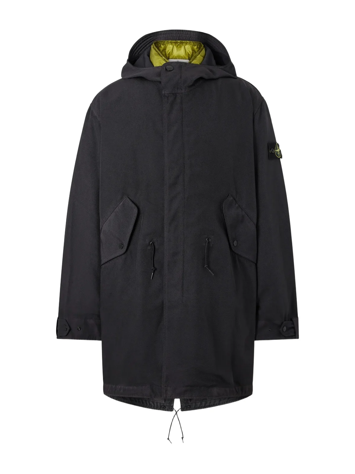 Stone Island Hooded Layered Garment-Dyed Shell-TC Parka - Men