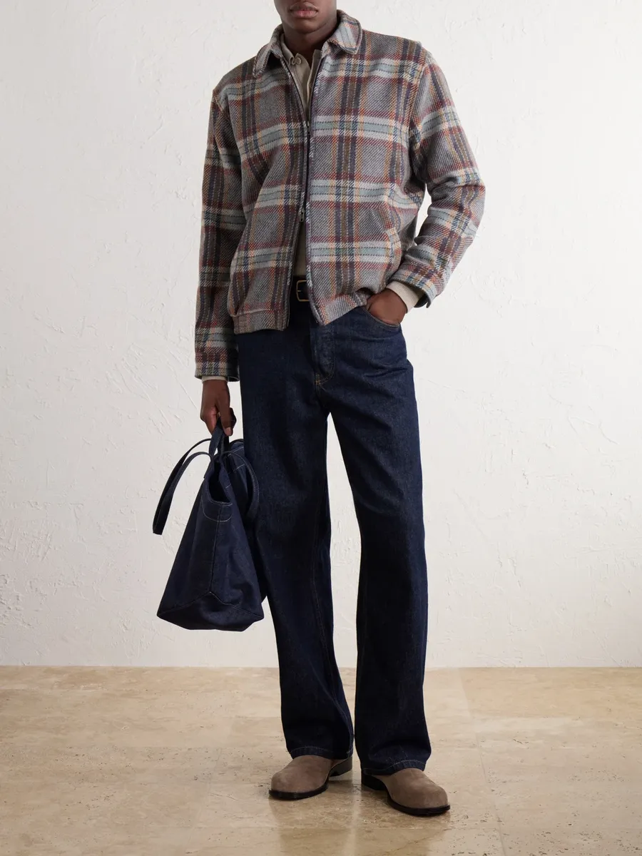 Portuguese Flannel Aurelia Felted Wool-Twill Blouson Jacket - Men | Thumbnail 2 Portuguese Flannel Aurelia Felted Wool-Twill Blouson Jacket - Men | Thumbnail 2