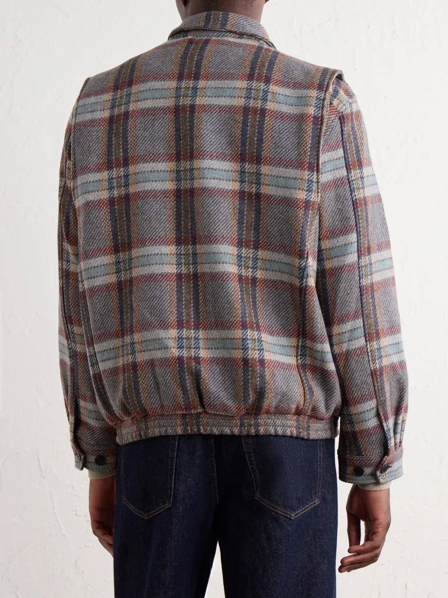Portuguese Flannel Aurelia Felted Wool-Twill Blouson Jacket - Men | Thumbnail 4 Portuguese Flannel Aurelia Felted Wool-Twill Blouson Jacket - Men | Thumbnail 4