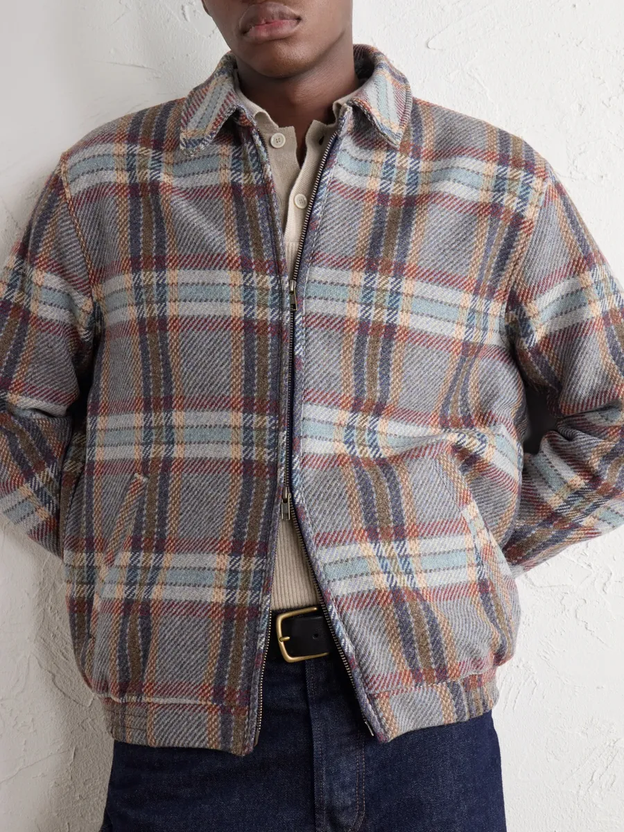 Portuguese Flannel Aurelia Felted Wool-Twill Blouson Jacket - Men | Thumbnail 5 Portuguese Flannel Aurelia Felted Wool-Twill Blouson Jacket - Men | Thumbnail 5