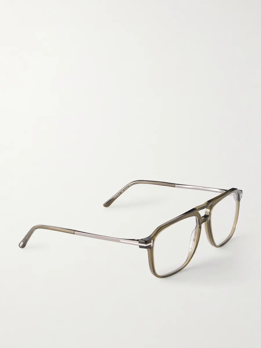 Tom Ford Aviator-Frame Acetate Glasses - Men | Thumbnail 3 Tom Ford Aviator-Frame Acetate Glasses - Men | Thumbnail 3