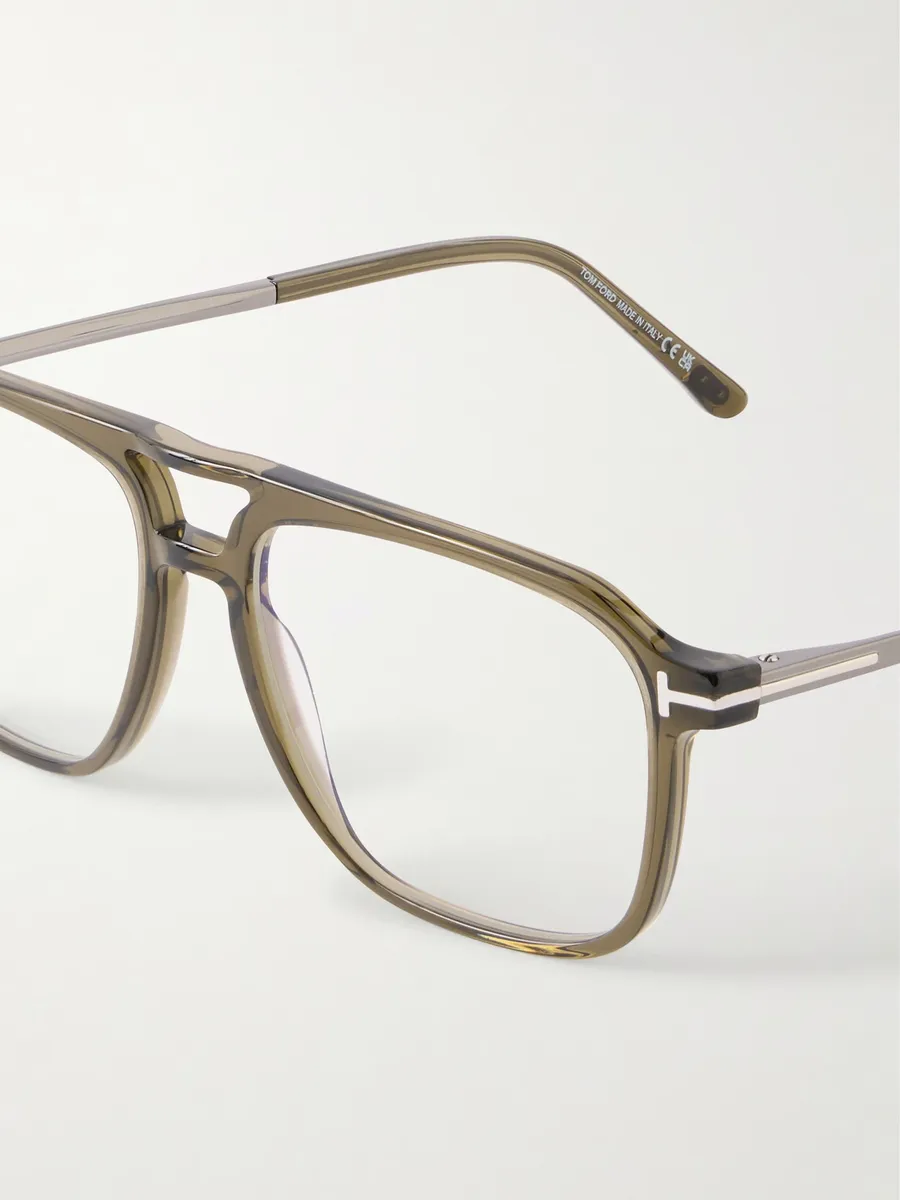Tom Ford Aviator-Frame Acetate Glasses - Men | Thumbnail 5 Tom Ford Aviator-Frame Acetate Glasses - Men | Thumbnail 5