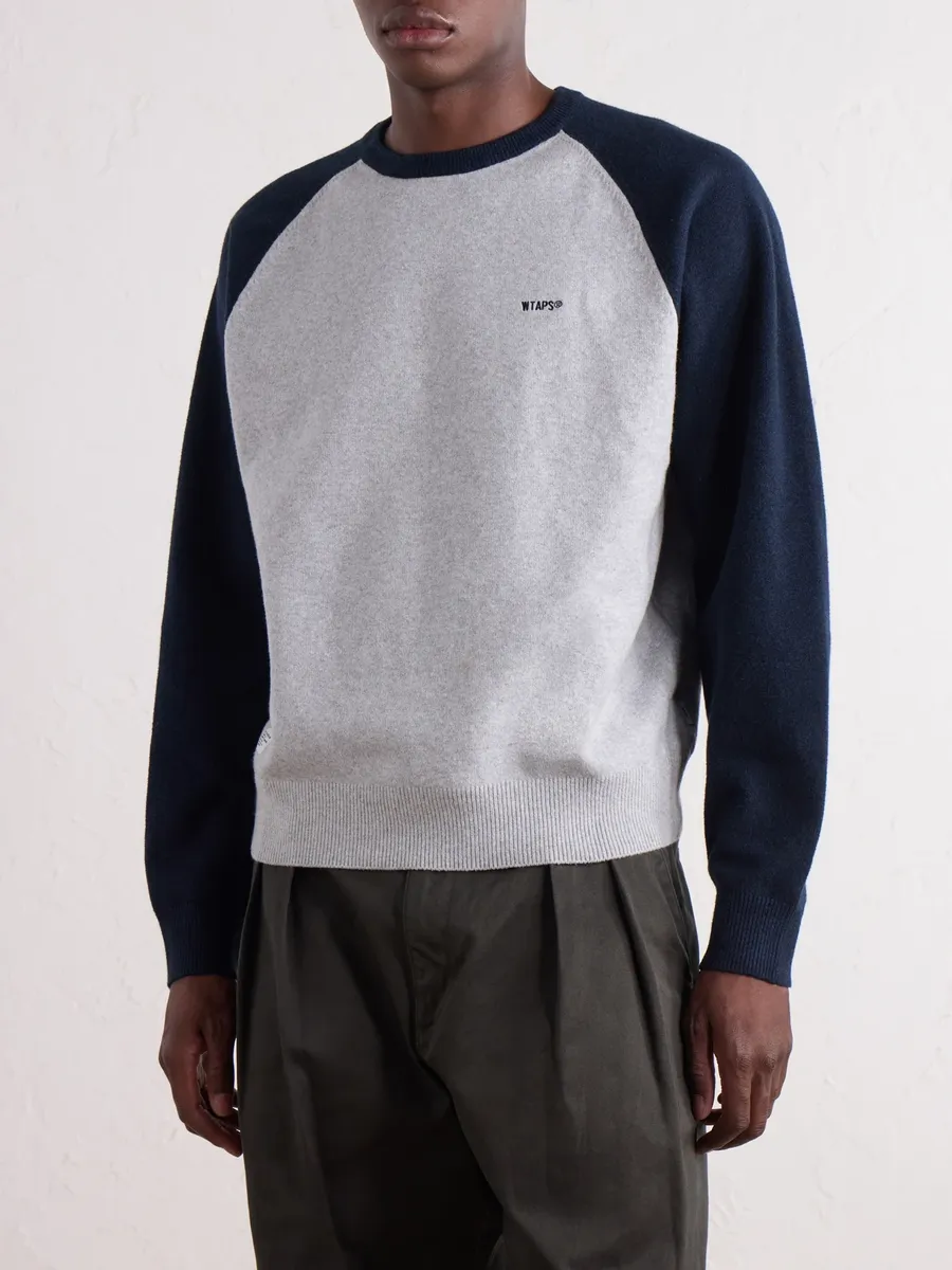 WTAPS Ian Logo-Embroidered Cotton-Blend Sweater - Men | Thumbnail 3