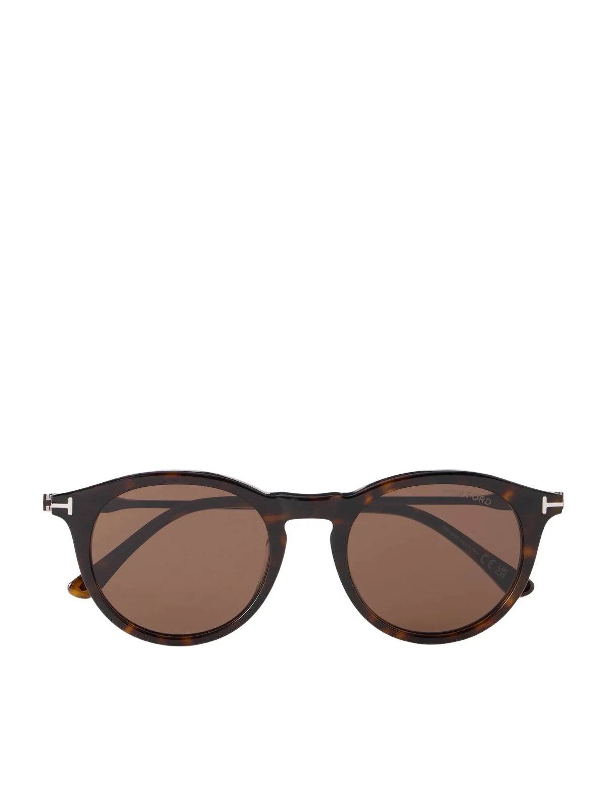 Tom Ford Olivier-02 Round-Frame Tortoiseshell Acetate Sunglasses - Men