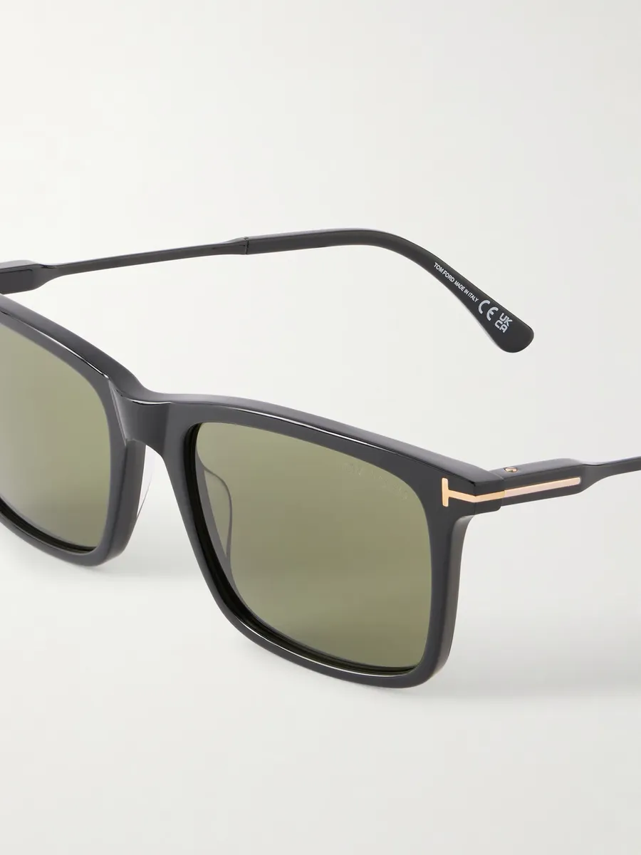 Tom Ford Lee-02 Square-Frame Acetate and Titanium Sunglasses - Men | Thumbnail 3