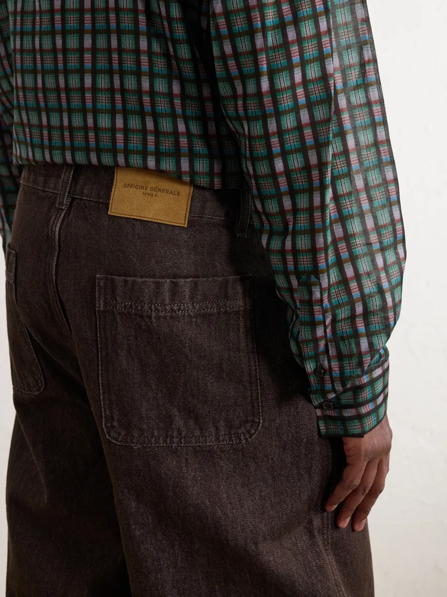 OFFICINE GÉNÉRALE Nemir Straight-Leg Garment-Washed Jeans - Men | Thumbnail 5 OFFICINE GÉNÉRALE Nemir Straight-Leg Garment-Washed Jeans - Men | Thumbnail 5