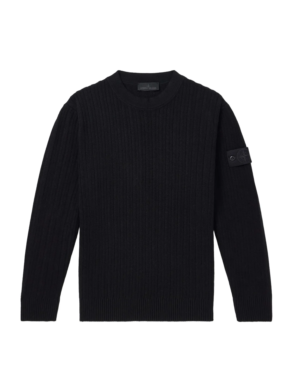 Stone Island GHOST Ribbed Wool and Cashmere-Blend Sweater - Men