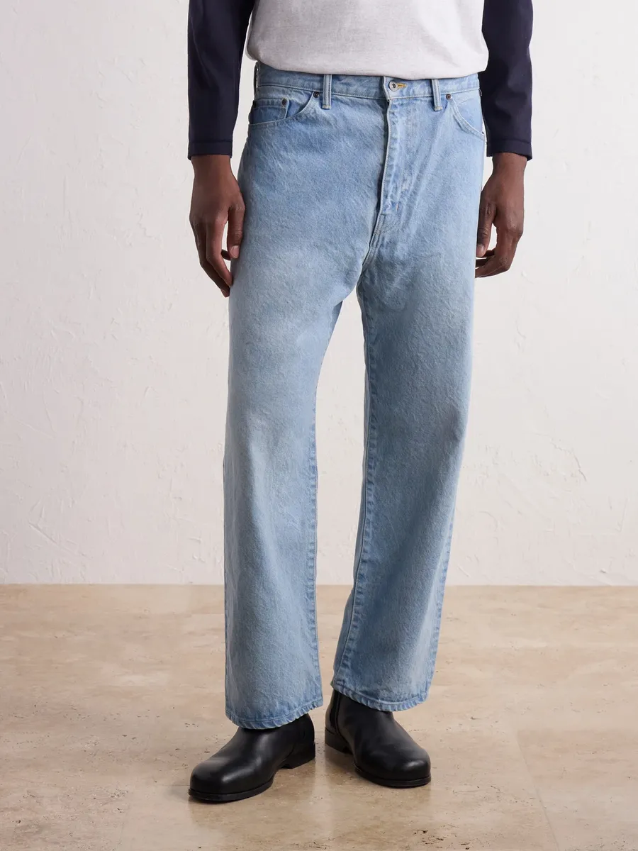 WTAPS Blues Wide-Leg Logo-Embroidered Jeans - Men | Thumbnail 3