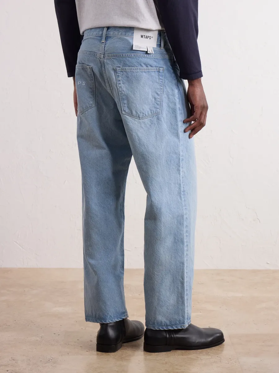 WTAPS Blues Wide-Leg Logo-Embroidered Jeans - Men | Thumbnail 4