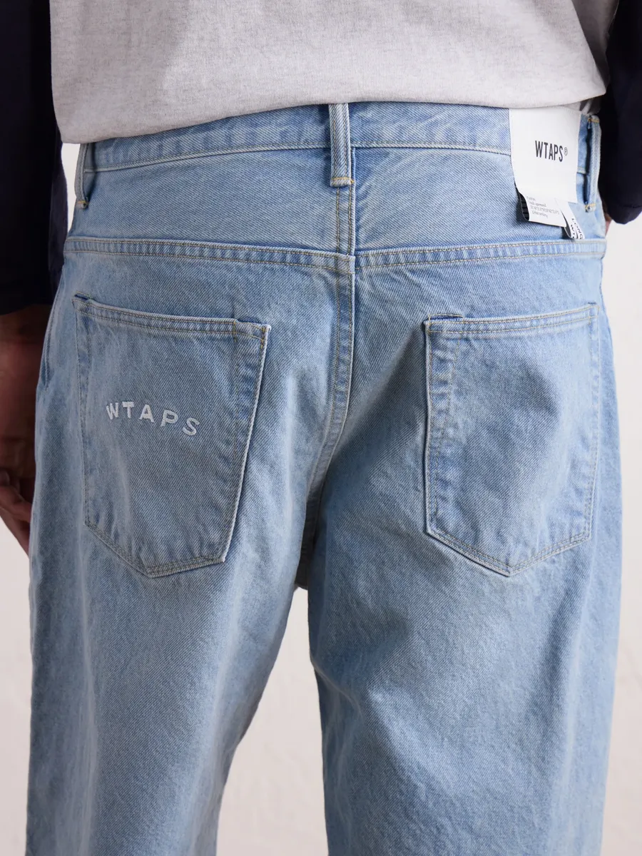 WTAPS Blues Wide-Leg Logo-Embroidered Jeans - Men | Thumbnail 5