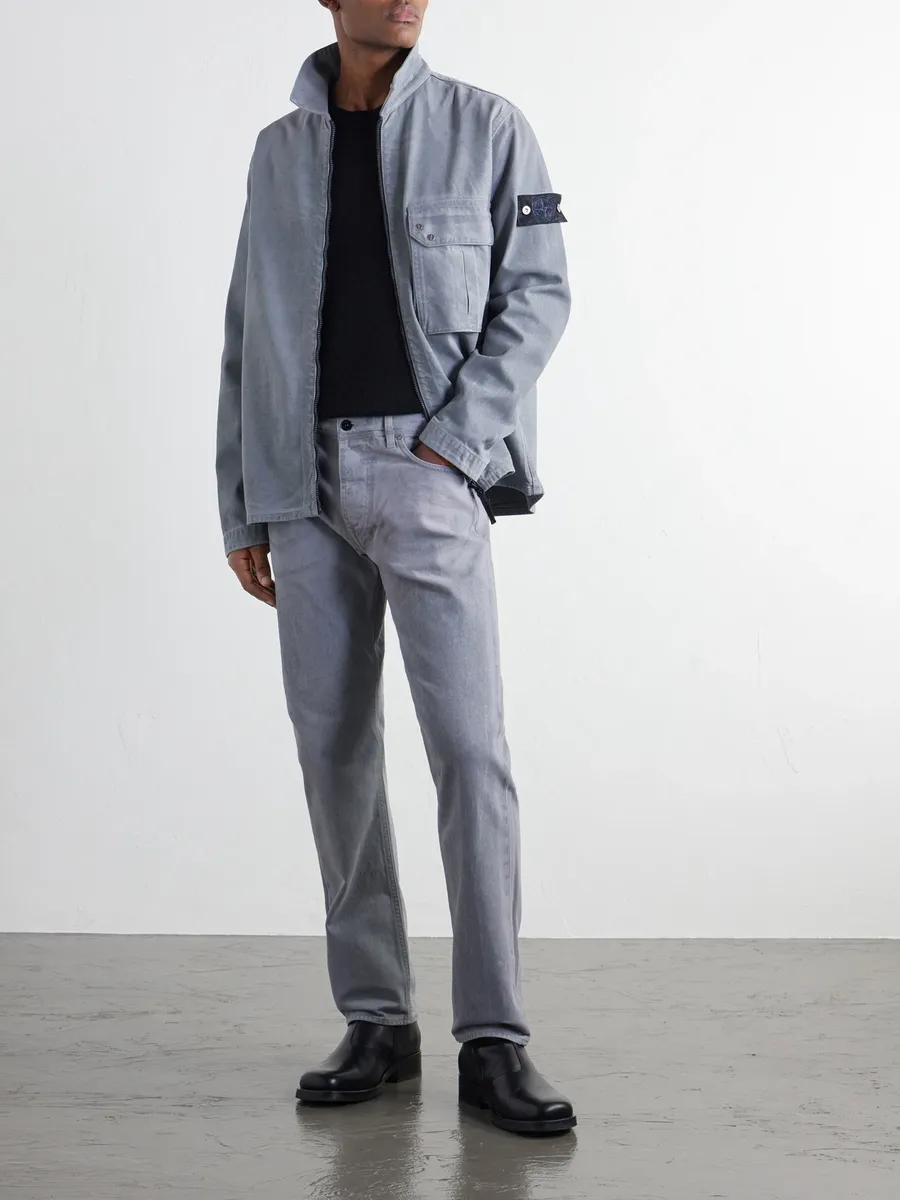 Stone Island DENIM Corroded Bull Denim-TC Overshirt - Men | Thumbnail 2 Stone Island DENIM Corroded Bull Denim-TC Overshirt - Men | Thumbnail 2