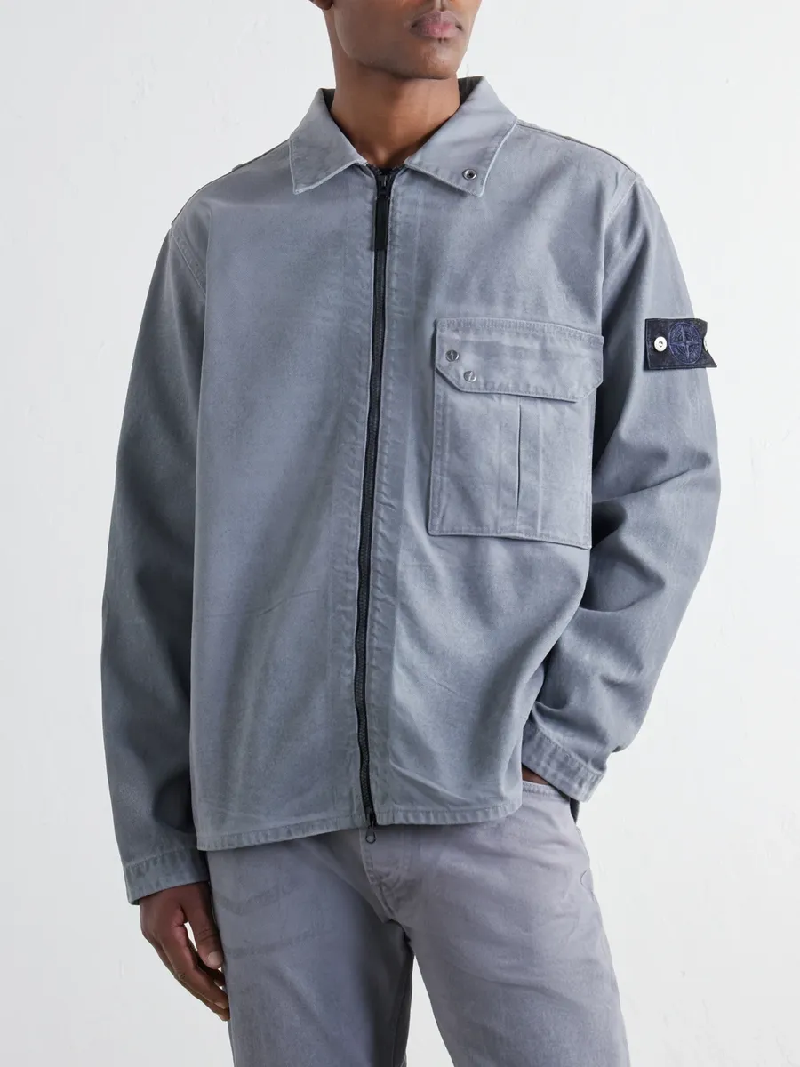 Stone Island DENIM Corroded Bull Denim-TC Overshirt - Men | Thumbnail 3 Stone Island DENIM Corroded Bull Denim-TC Overshirt - Men | Thumbnail 3