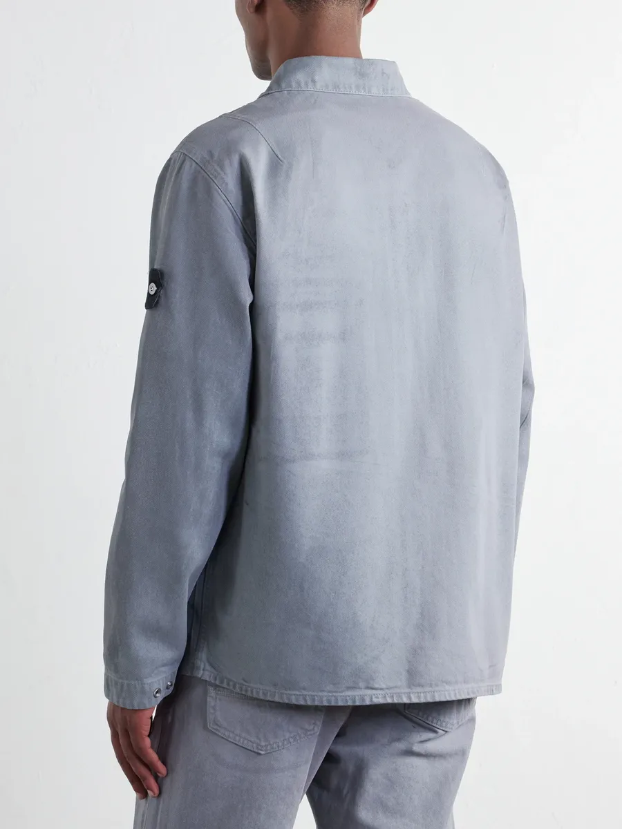 Stone Island DENIM Corroded Bull Denim-TC Overshirt - Men | Thumbnail 4 Stone Island DENIM Corroded Bull Denim-TC Overshirt - Men | Thumbnail 4