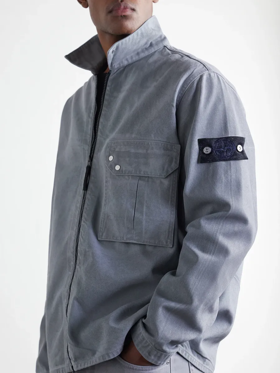 Stone Island DENIM Corroded Bull Denim-TC Overshirt - Men | Thumbnail 5 Stone Island DENIM Corroded Bull Denim-TC Overshirt - Men | Thumbnail 5