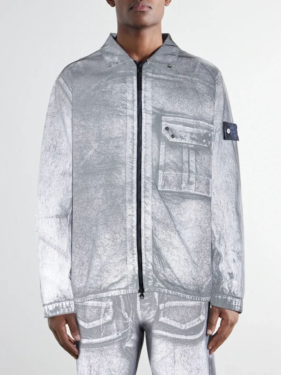 Stone Island DENIM Corroded Bull Denim-TC Overshirt - Men | Thumbnail 6 Stone Island DENIM Corroded Bull Denim-TC Overshirt - Men | Thumbnail 6
