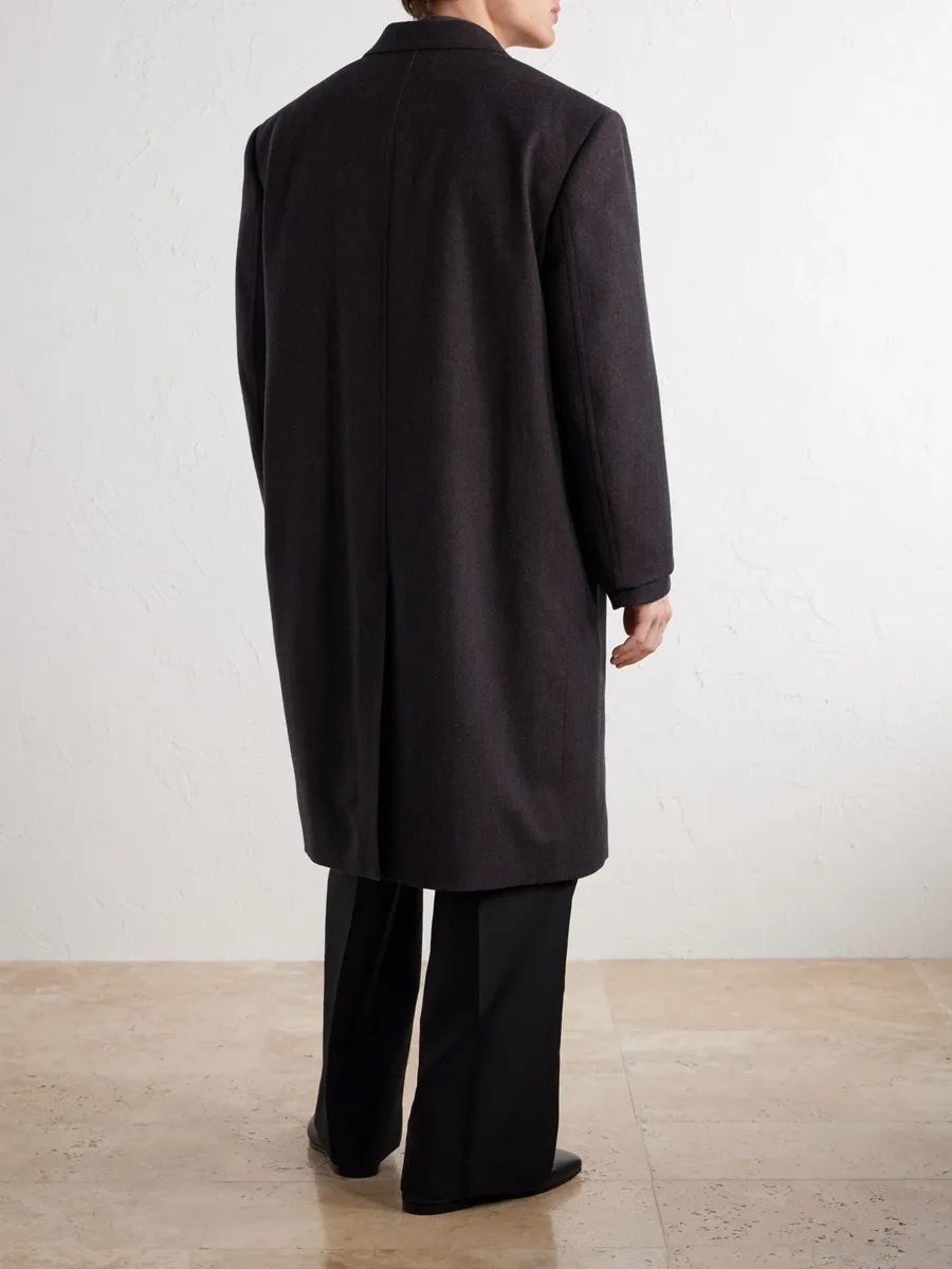 Lemaire Woven Cashmere-Blend Coat - Men | Thumbnail 4 Lemaire Woven Cashmere-Blend Coat - Men | Thumbnail 4