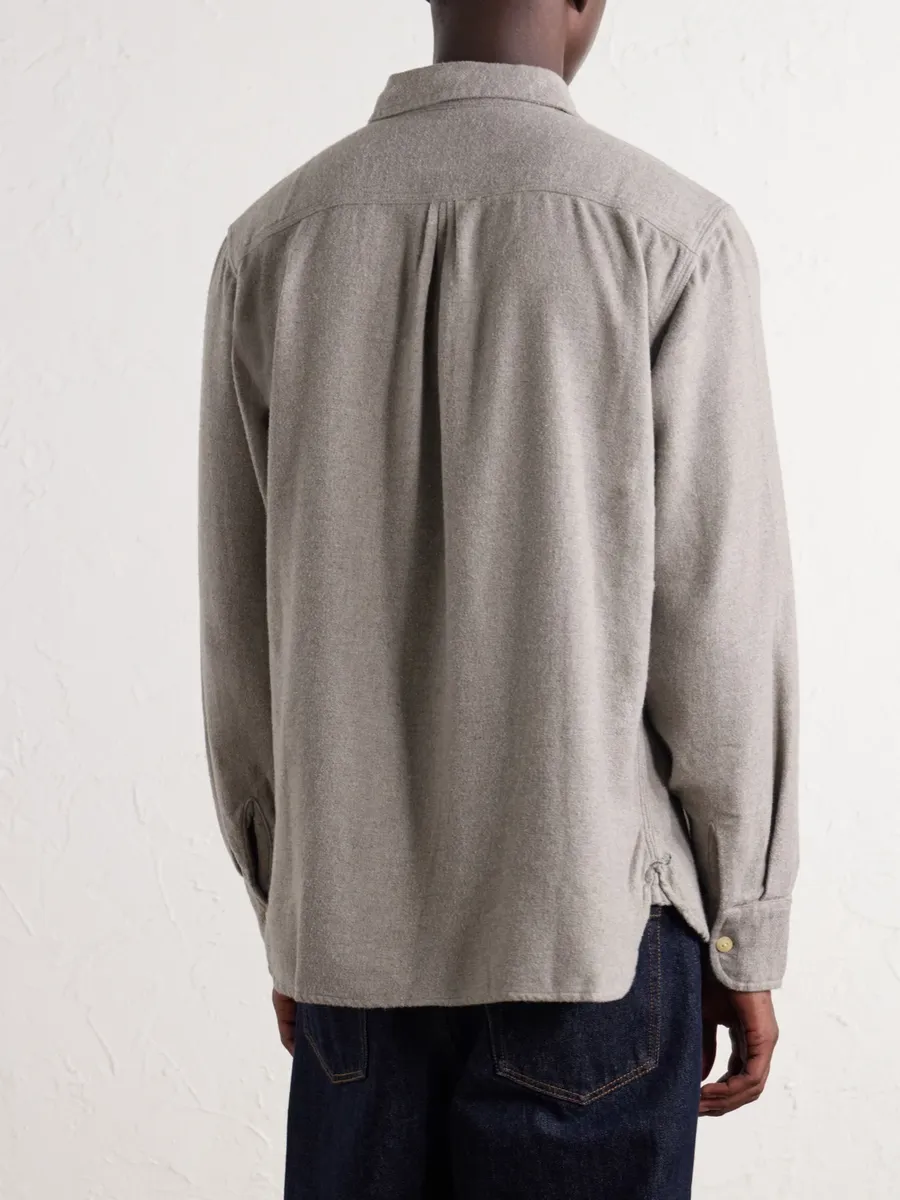 WYTHE Brushed Cotton-Flannel Shirt - Men | Thumbnail 4 WYTHE Brushed Cotton-Flannel Shirt - Men | Thumbnail 4