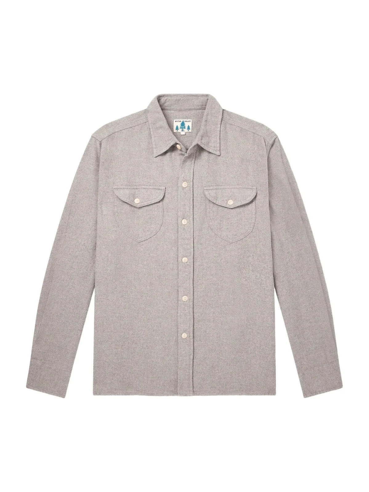 WYTHE Brushed Cotton-Flannel Shirt - Men