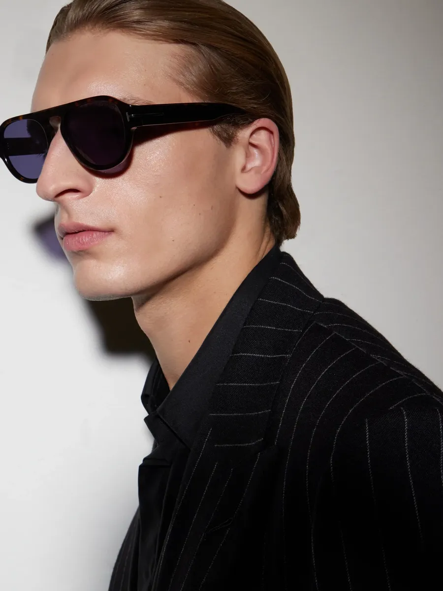 Tom Ford Pablo-02 Round-Frame Acetate Sunglasses - Men | Thumbnail 5 Tom Ford Pablo-02 Round-Frame Acetate Sunglasses - Men | Thumbnail 5