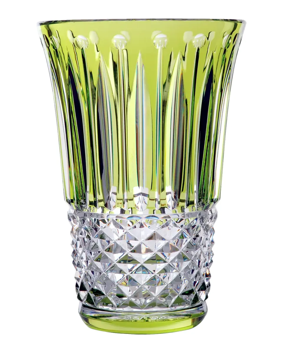 Saint Louis Crystal Tommyssimo Chartreuse Green Vase | Thumbnail 2 Saint Louis Crystal Tommyssimo Chartreuse Green Vase | Thumbnail 2