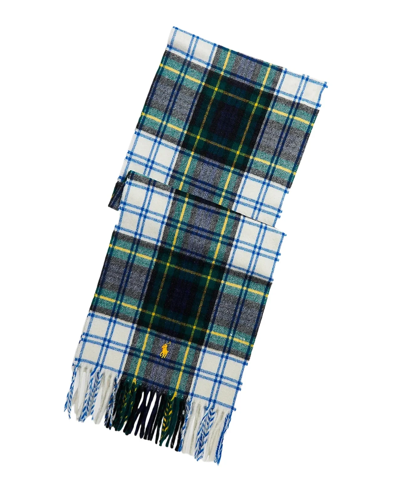 Polo Ralph Lauren Men's Plaid Cashmere Scarf