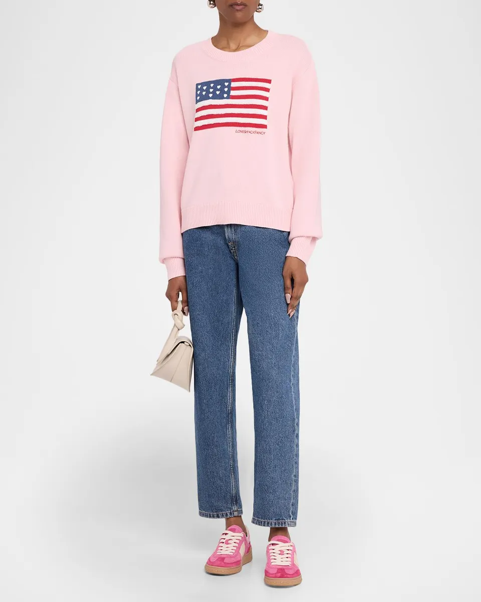 LoveShackFancy Ty Cotton Flag Pullover | Thumbnail 2 LoveShackFancy Ty Cotton Flag Pullover | Thumbnail 2