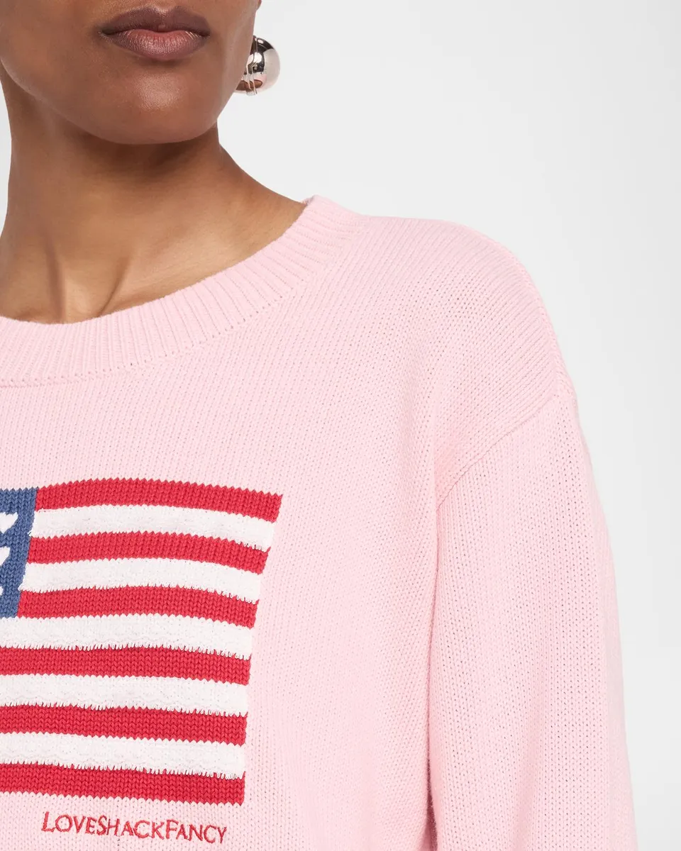 LoveShackFancy Ty Cotton Flag Pullover | Thumbnail 5 LoveShackFancy Ty Cotton Flag Pullover | Thumbnail 5