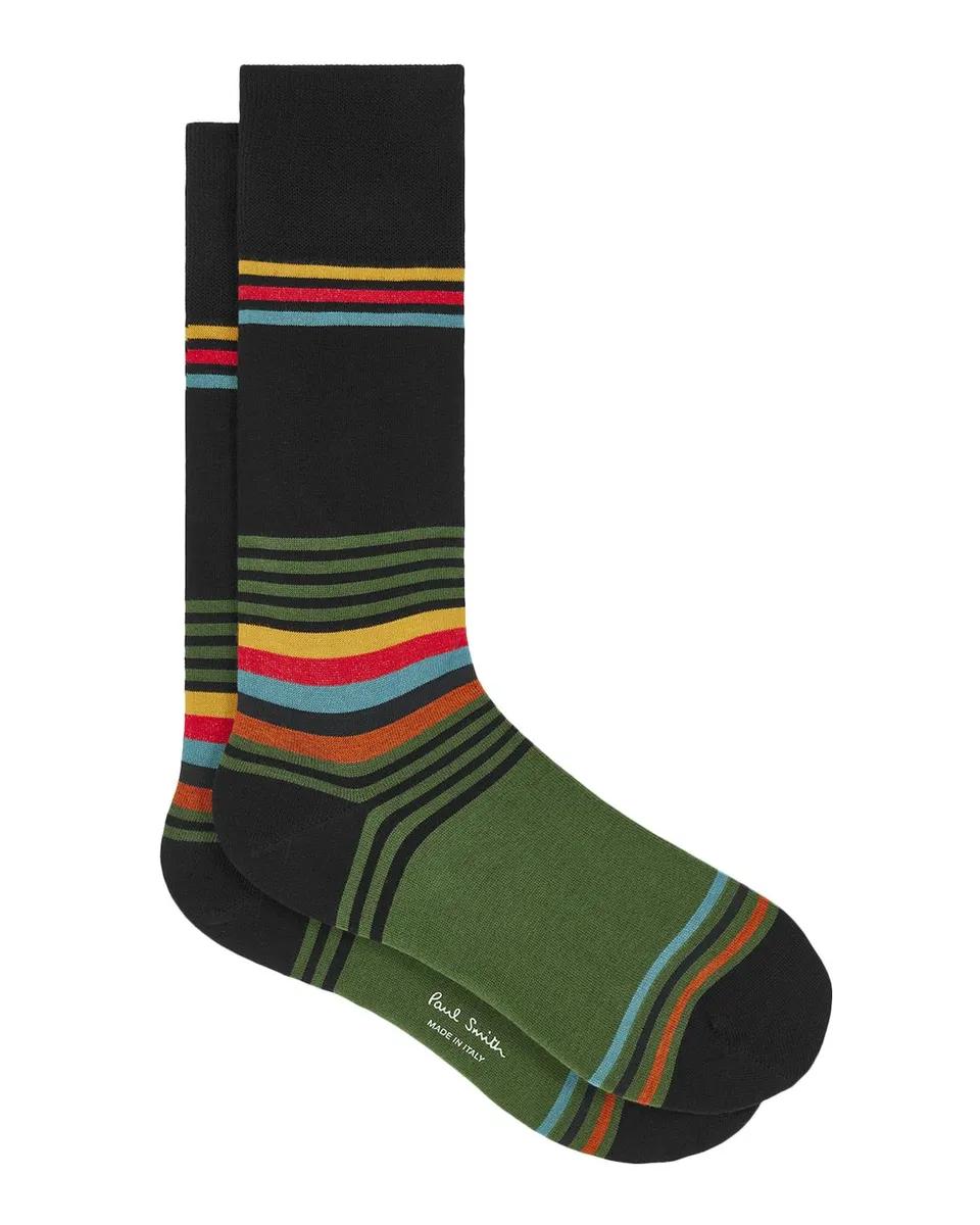 Paul Smith Men's Artist Stripe Crew Socks | Thumbnail 3
