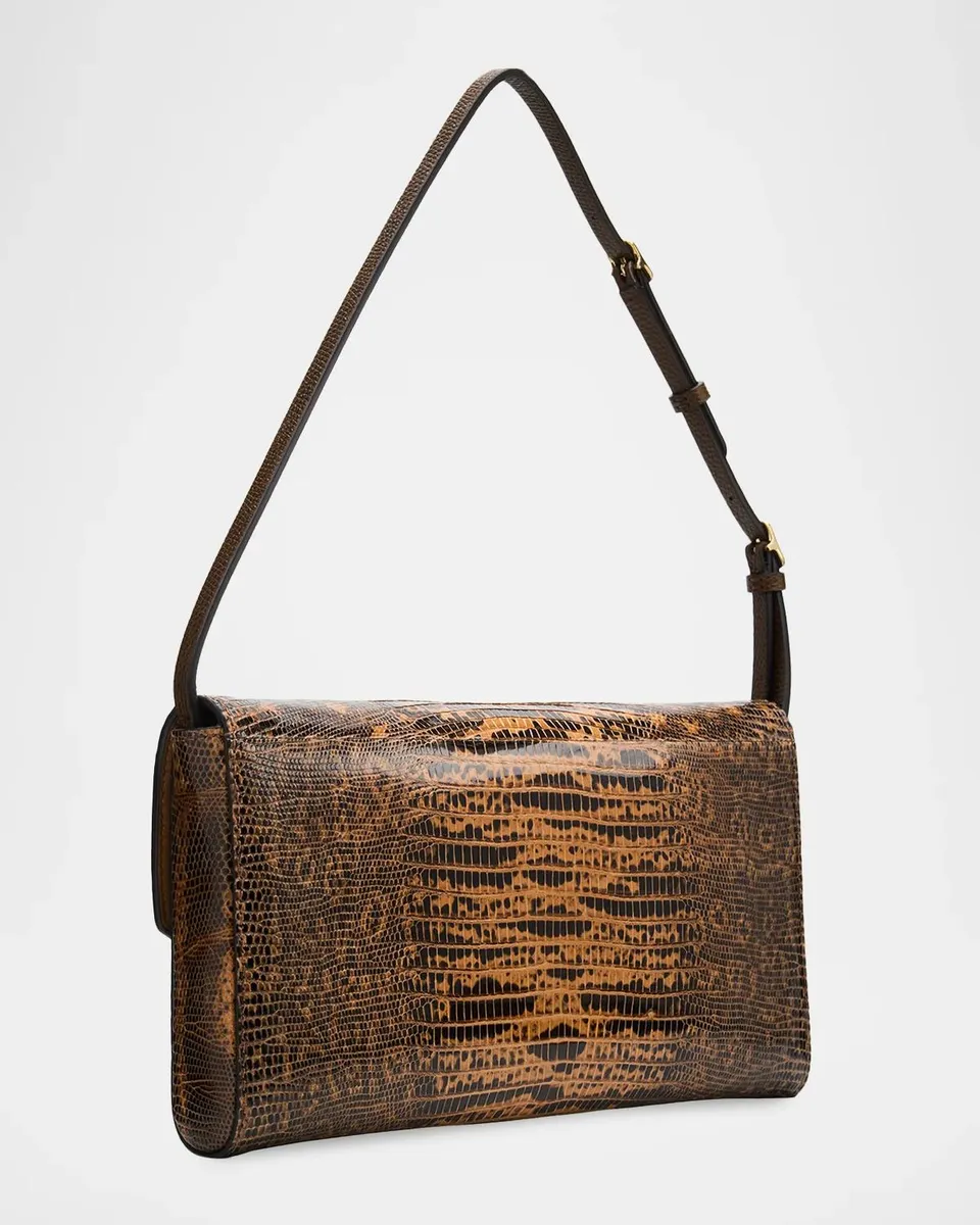 Valentino Garavani DeVain Small Shoulder Bag in Tejus | Thumbnail 3