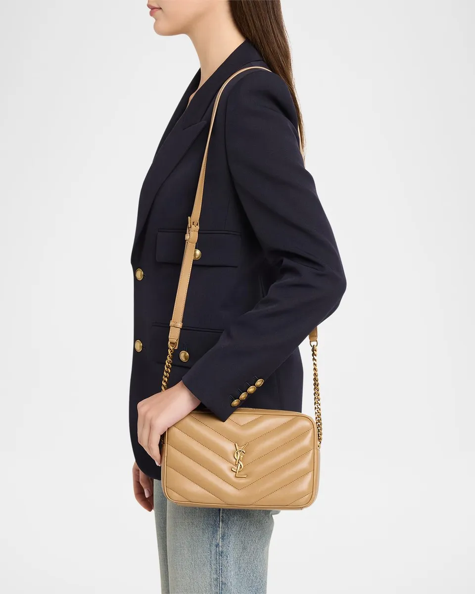 Saint Laurent LouLou YSL Chevron Quilted Crossbody Bag | Thumbnail 2 Saint Laurent LouLou YSL Chevron Quilted Crossbody Bag | Thumbnail 2