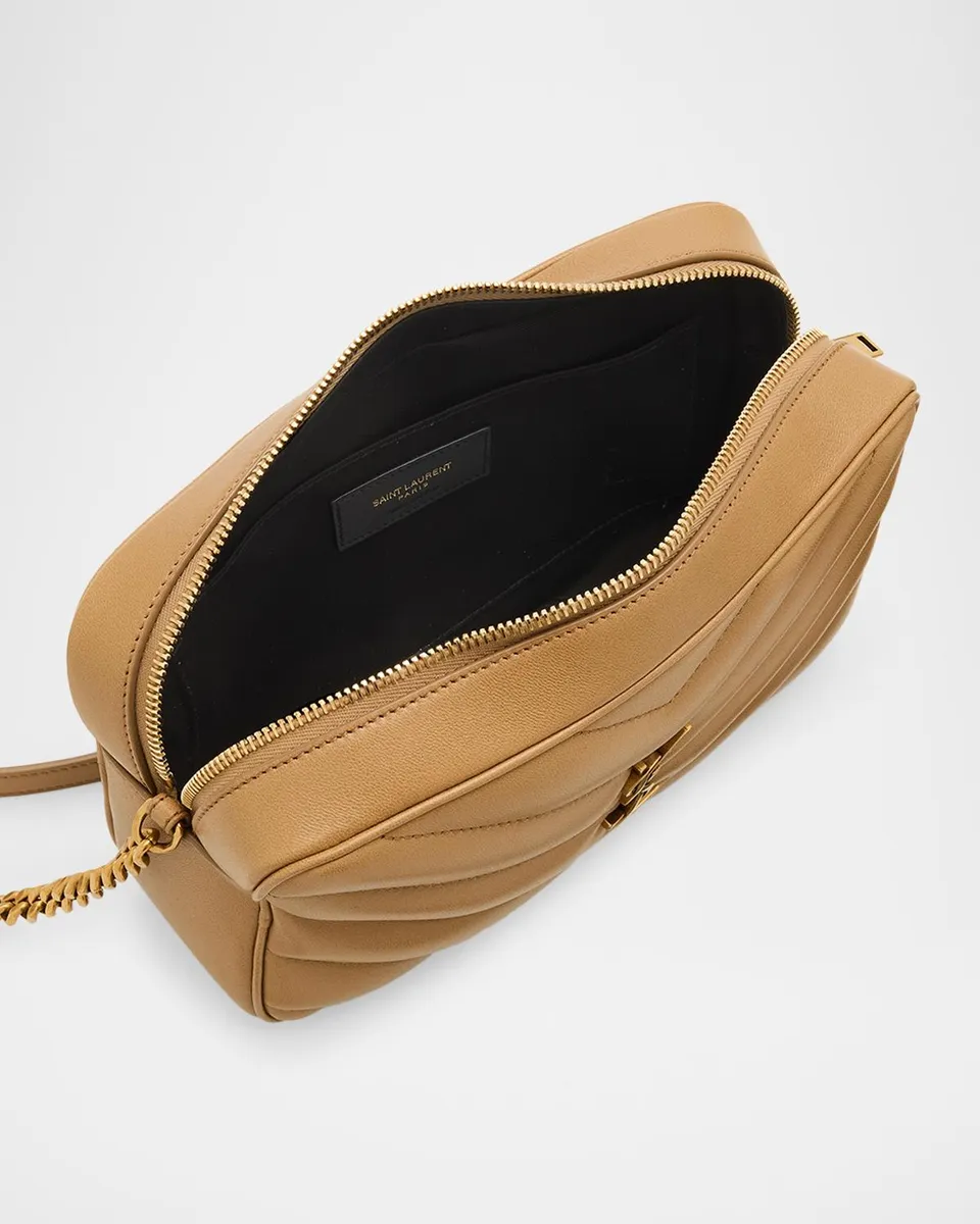 Saint Laurent LouLou YSL Chevron Quilted Crossbody Bag | Thumbnail 4 Saint Laurent LouLou YSL Chevron Quilted Crossbody Bag | Thumbnail 4