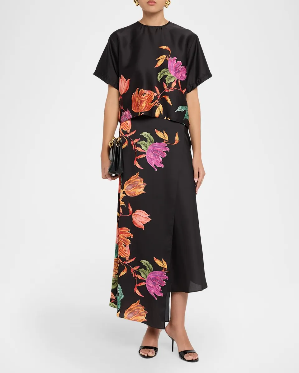 Misa Los Angeles Rain Floral Short-Sleeve Top | Thumbnail 2 Misa Los Angeles Rain Floral Short-Sleeve Top | Thumbnail 2