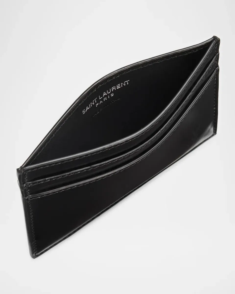 Saint Laurent Men's Tonal YSL Card Holder | Thumbnail 2
