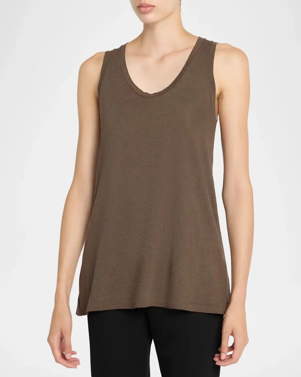 The Row Elana Jersey Tank Top | Thumbnail 4 The Row Elana Jersey Tank Top | Thumbnail 4