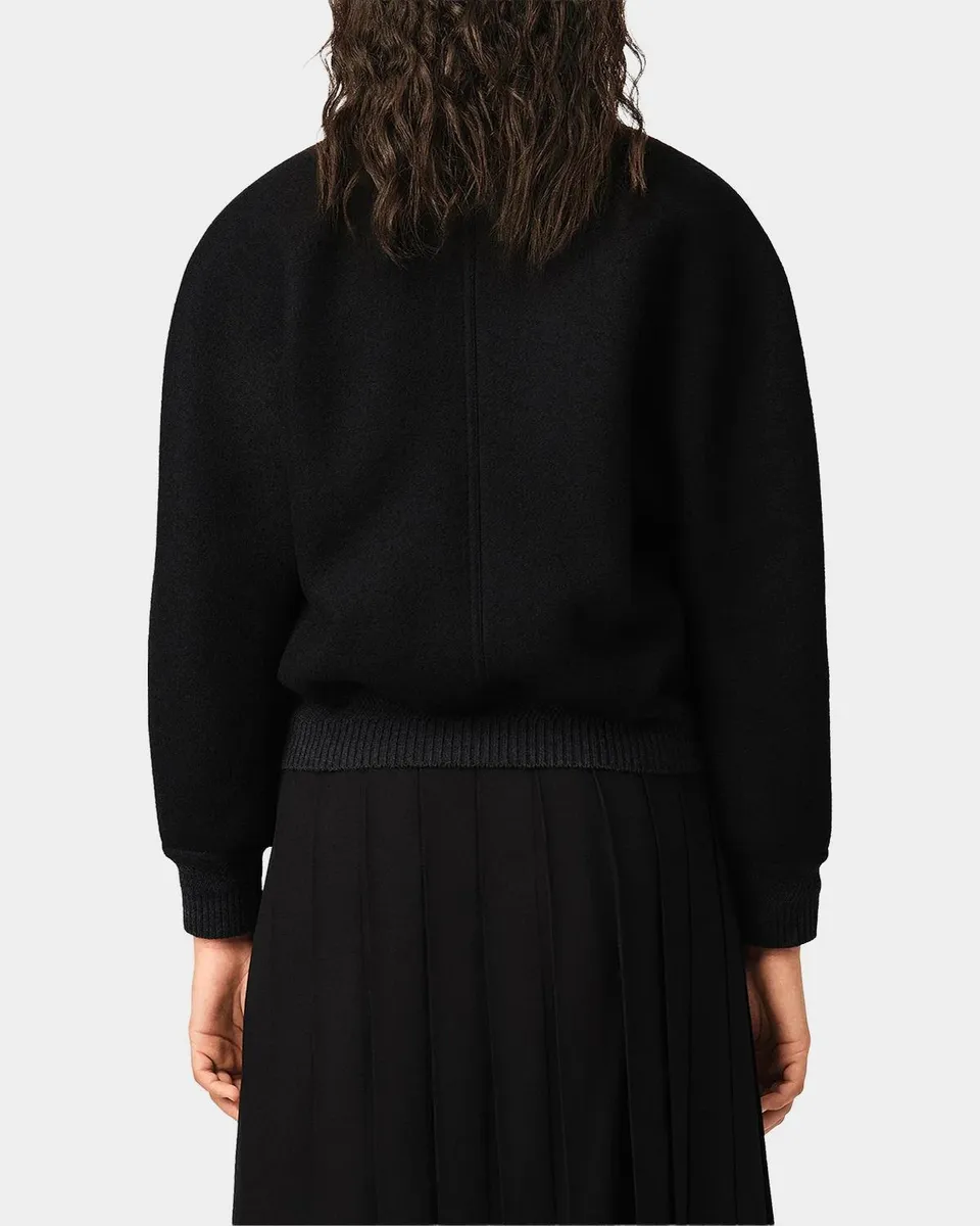 AMI PARIS Short Wool Double-Breasted Bomber | Thumbnail 3