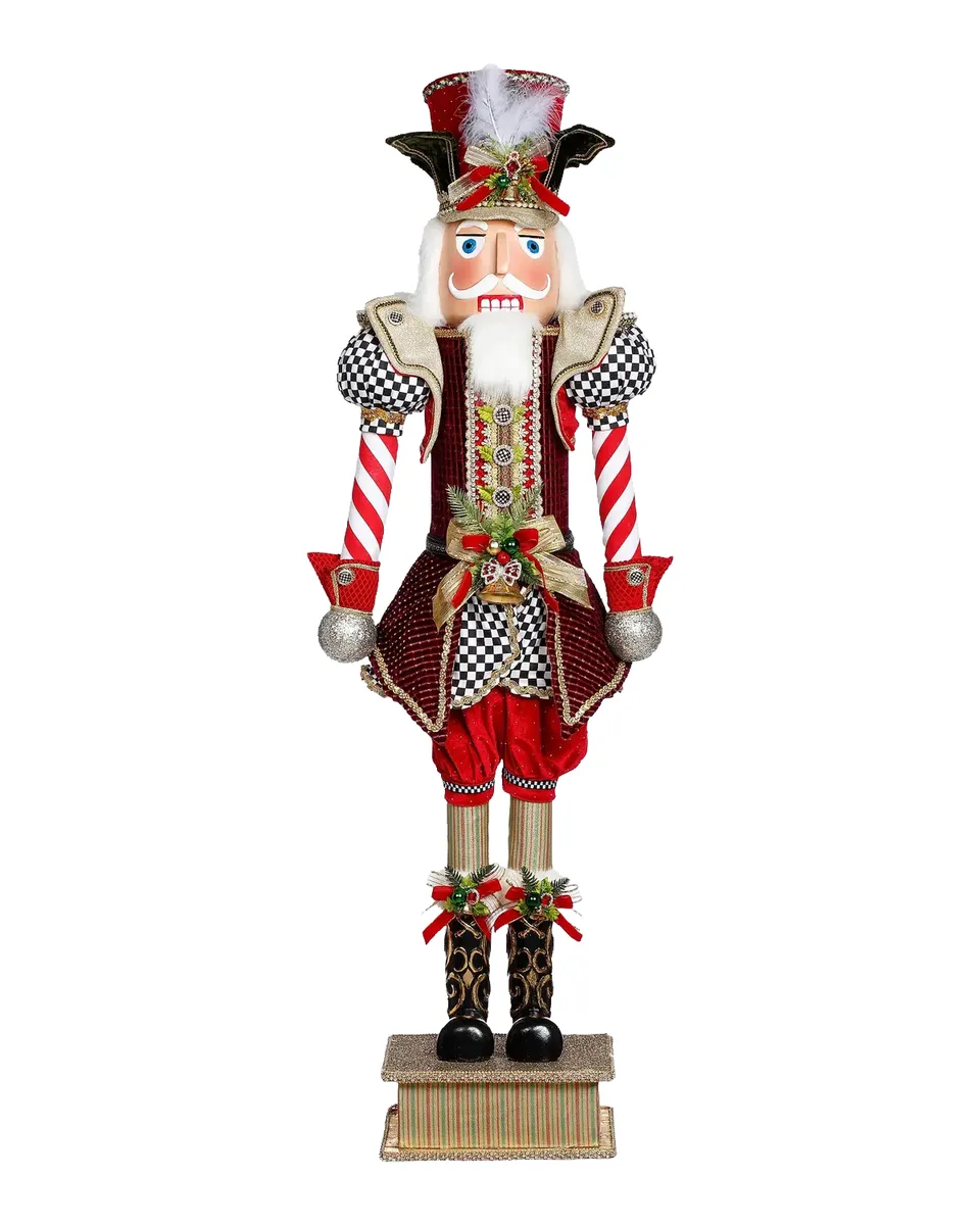 Mark Roberts North Pole Checkered Large Nutcracker, 49.5" | Thumbnail 2 Mark Roberts North Pole Checkered Large Nutcracker, 49.5" | Thumbnail 2