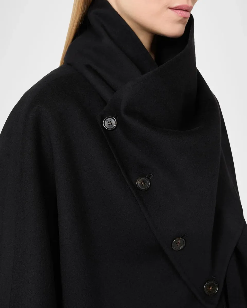 Max Mara Oversized Virgin Wool Cape | Thumbnail 5 Max Mara Oversized Virgin Wool Cape | Thumbnail 5
